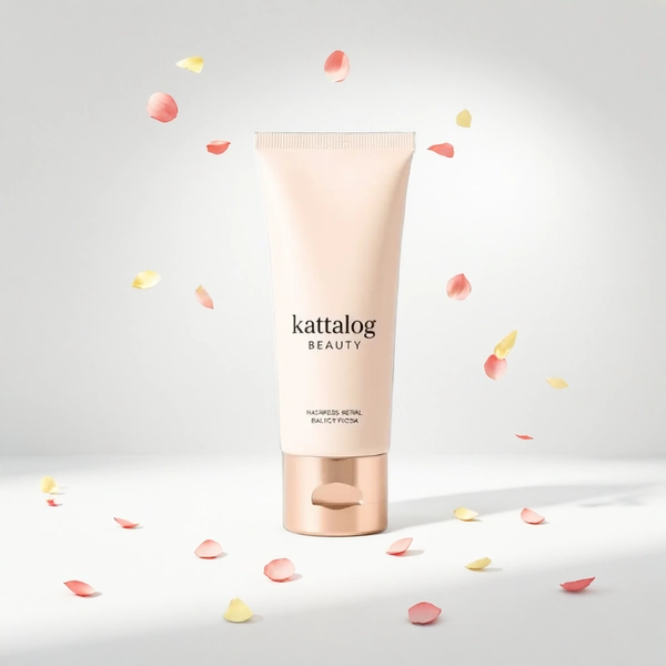 Kattalog Body Lotion with Floating Flowers Around