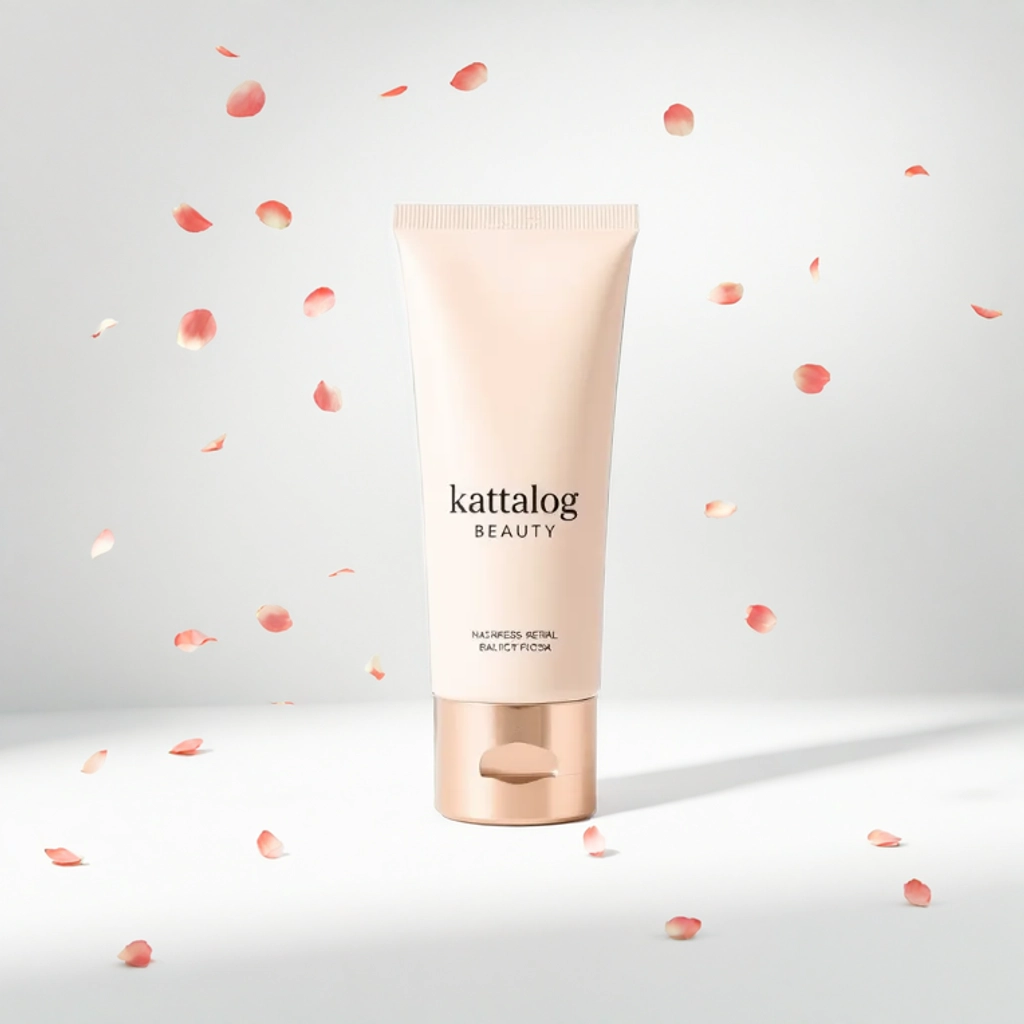 Kattalog Body Lotion with Floating Flowers Around 3